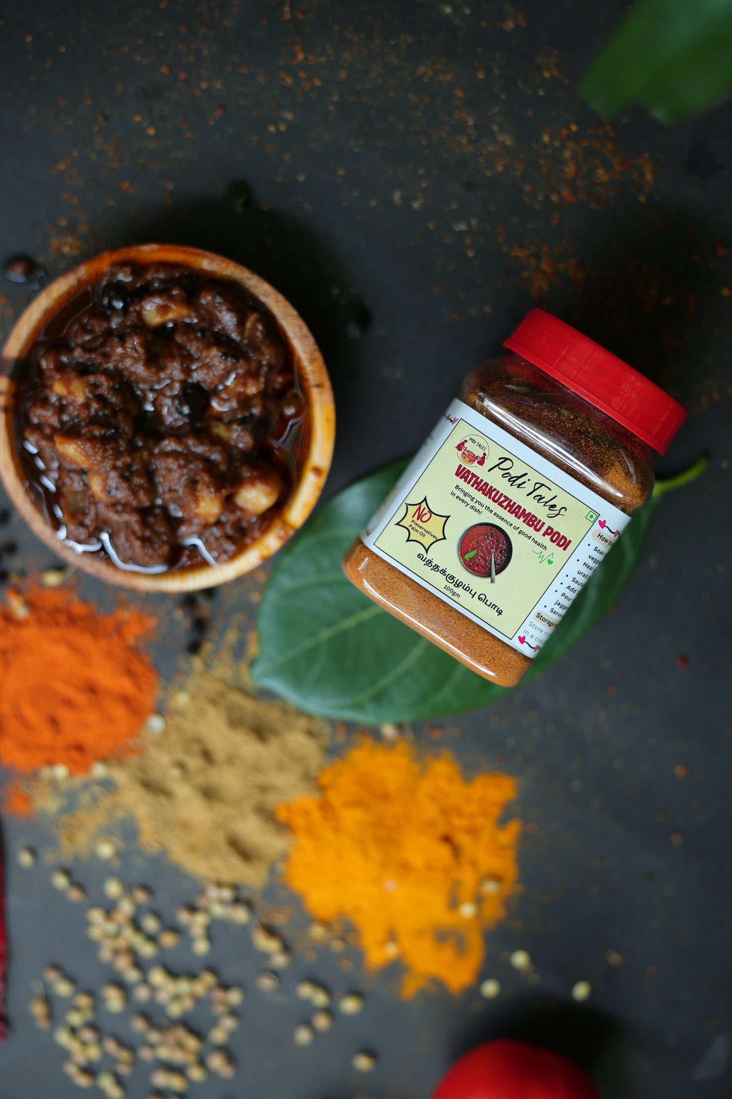 Instant Vathakuzhambu Podi