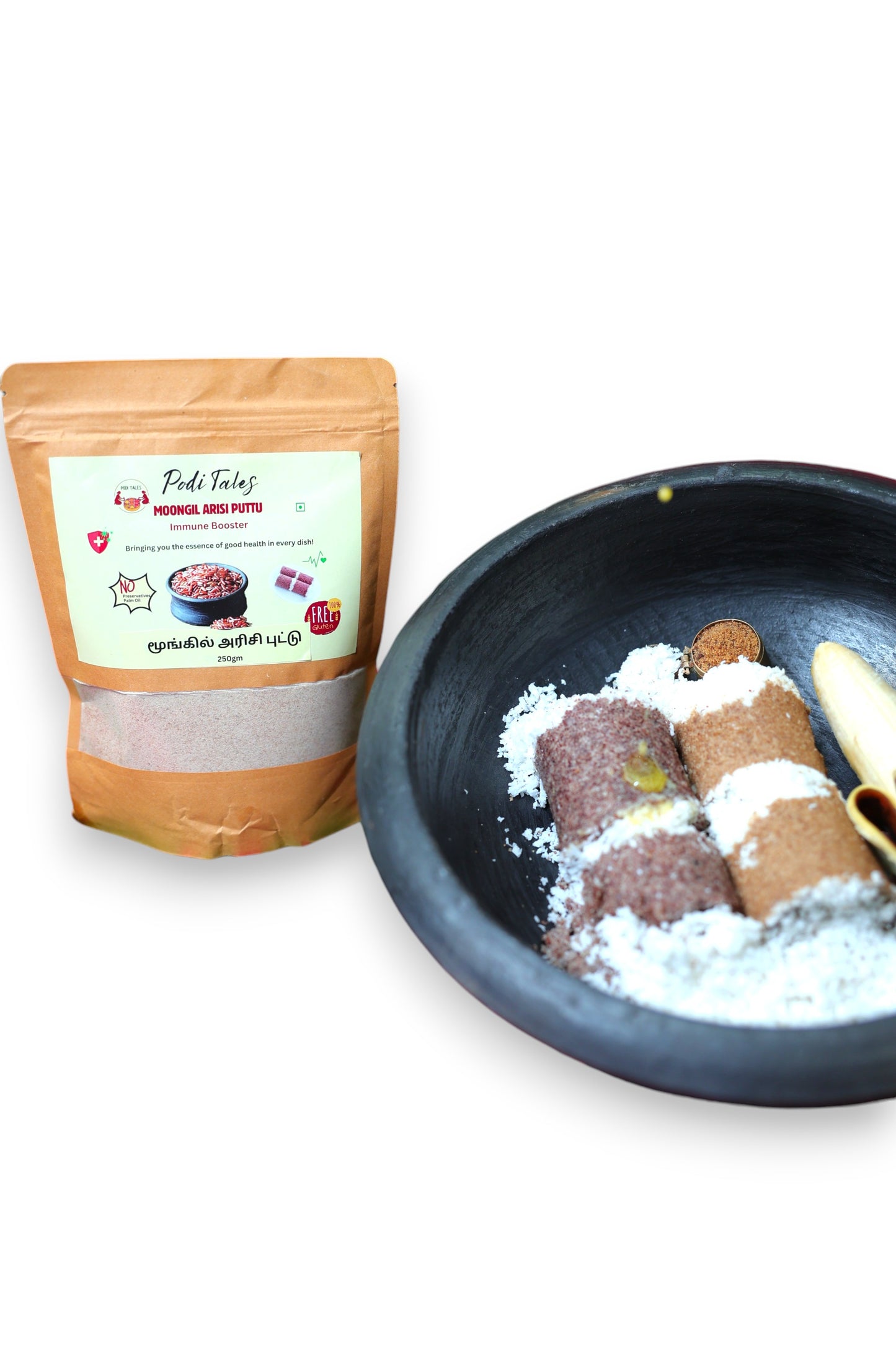 Moongil Arisi Puttu