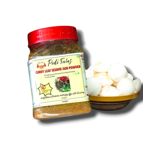 Curry Leaf Sesame Idly Podi